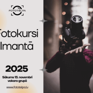 Fotografēšanas pamati iesācējiem (klātienes kursi)